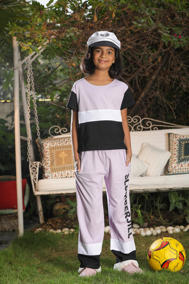 Plum Fairy Cotton Matching Girls Sets