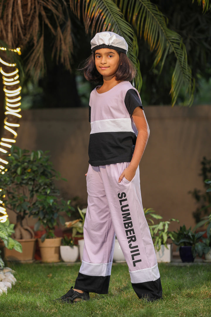 Plum Fairy Cotton Matching Girls Sets