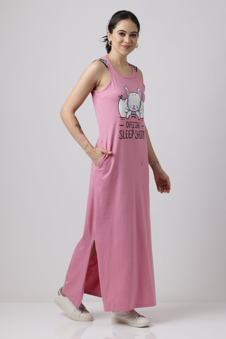 Cashmere Rose Sporty Luxe loungewear dress For Women