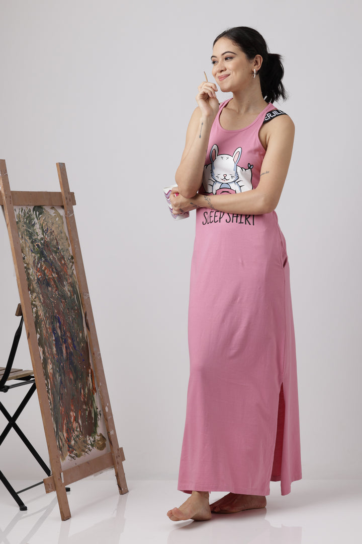 Cashmere Rose Sporty Luxe loungewear dress For Women