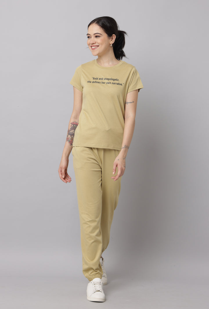 Silver Fern T Shirt and Pants Set Womens