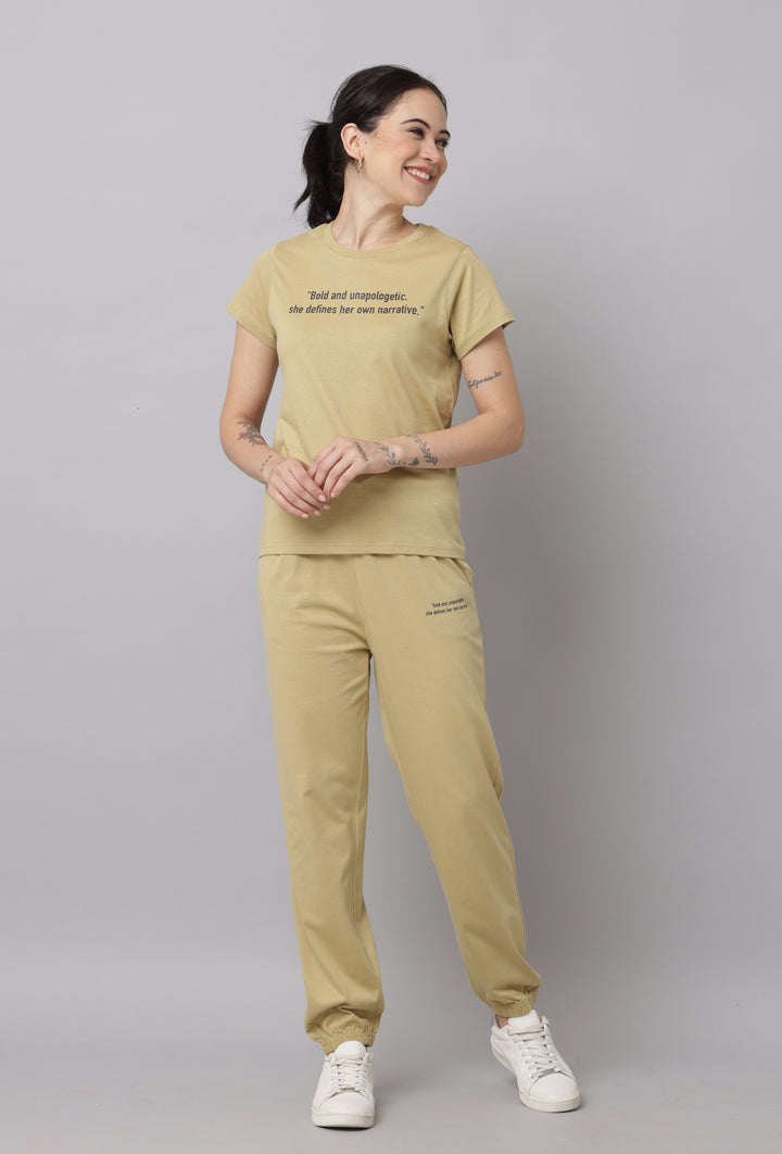 Silver Fern T Shirt and Pants Set Womens