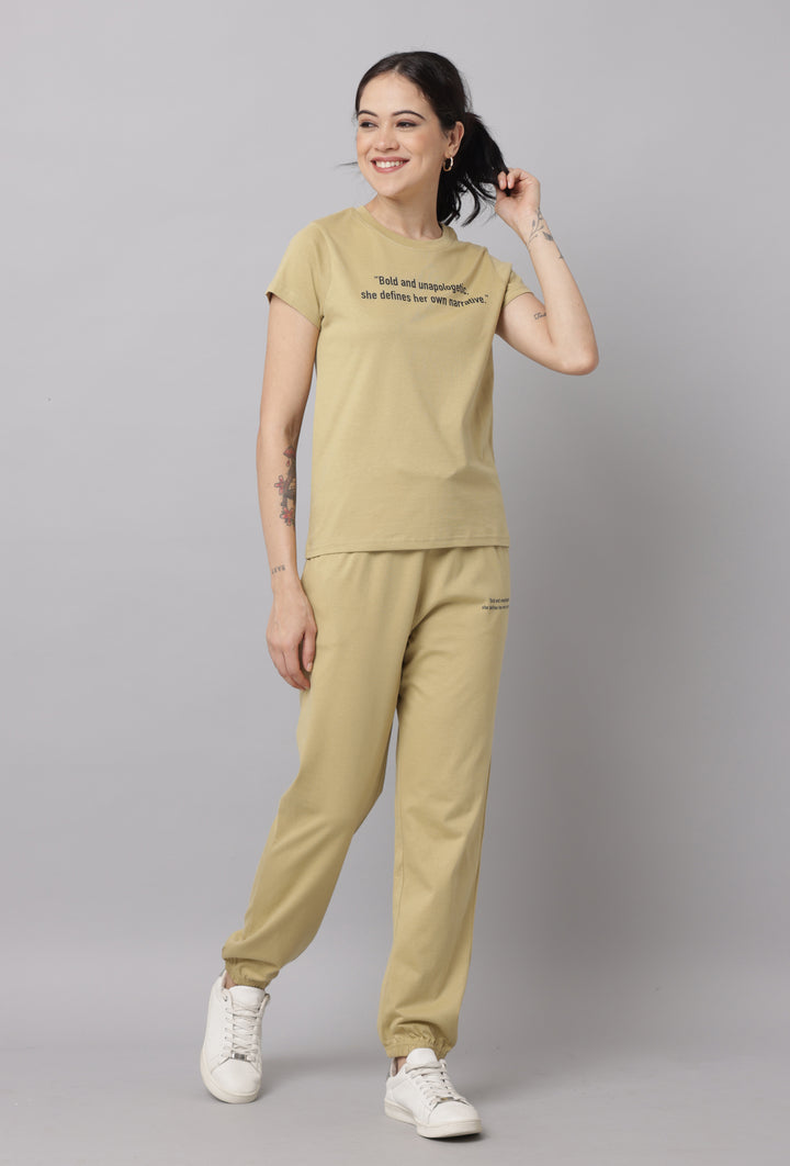 Silver Fern T Shirt and Pants Set Womens