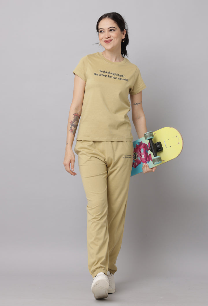 Silver Fern T Shirt and Pants Set Womens
