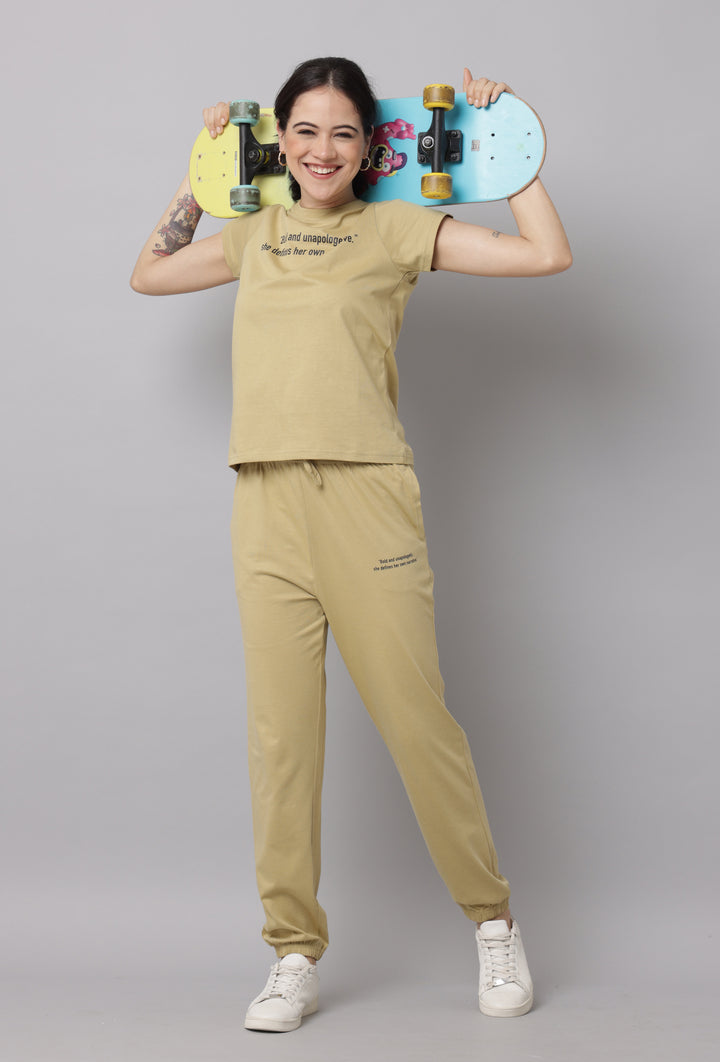 Silver Fern T Shirt and Pants Set Womens