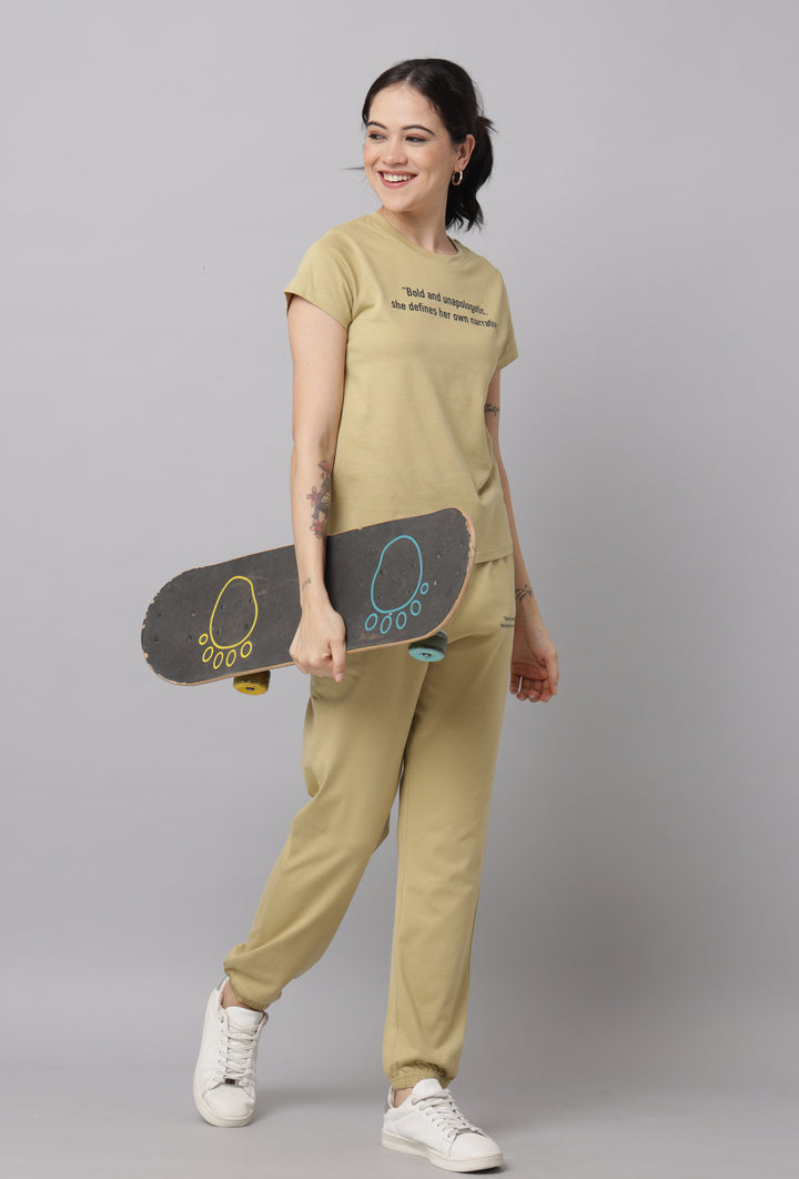 Silver Fern T Shirt and Pants Set Womens