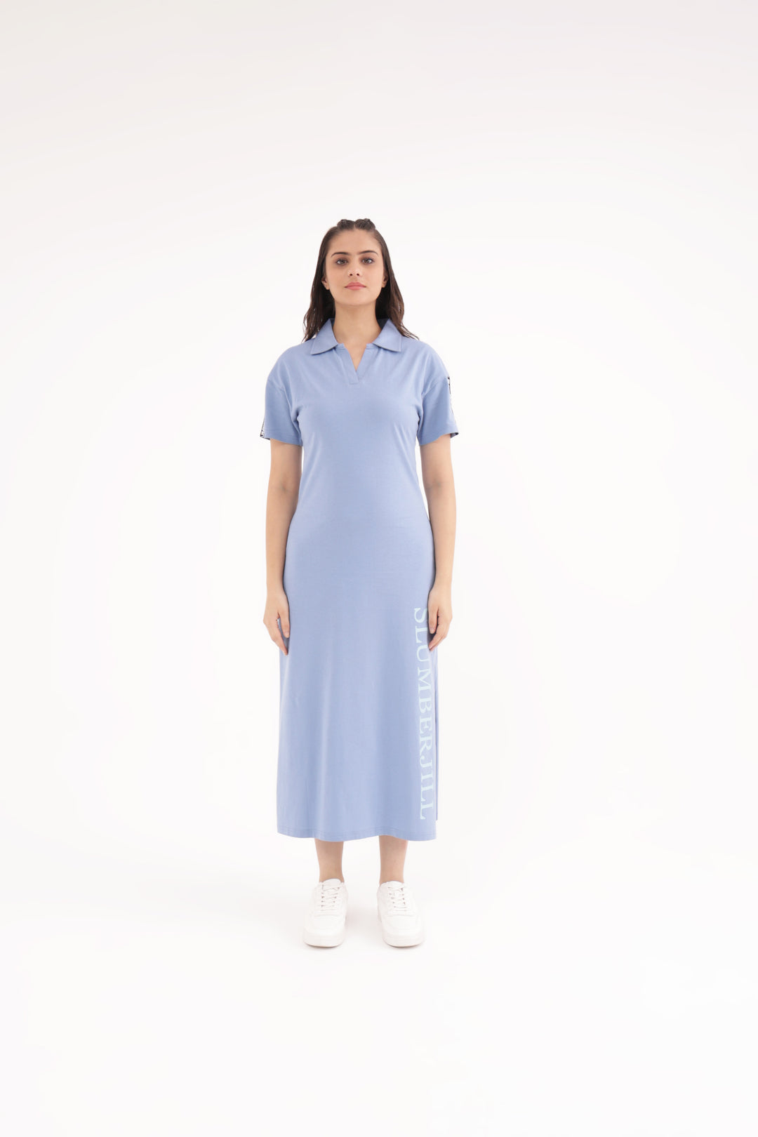 Blue Haze  TravelEase Polo Dress