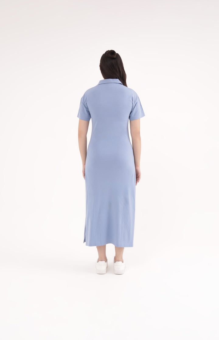 Blue Haze  TravelEase Polo Dress