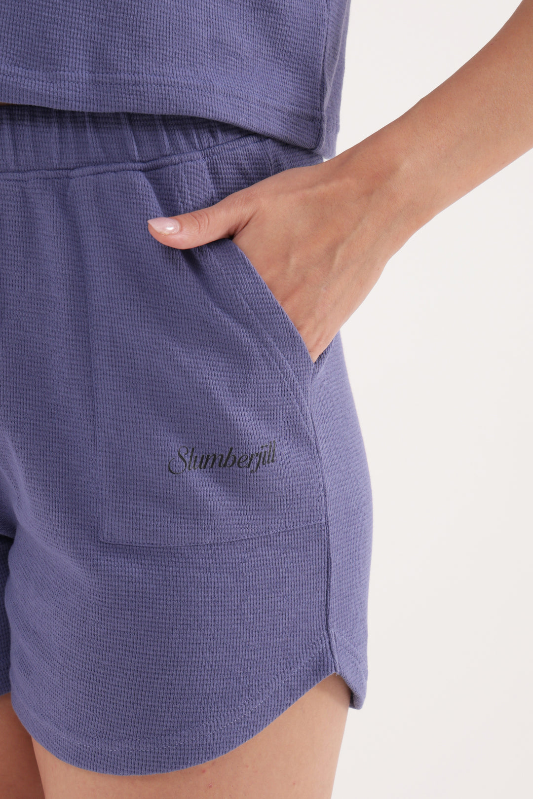 Velvet Morning Waffle Knit Walk & Snooze Set