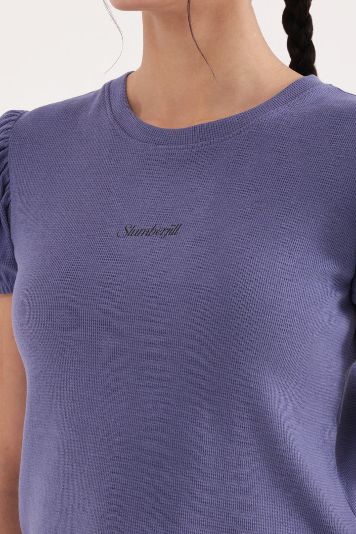 Velvet Morning Waffle Knit Walk & Snooze Set