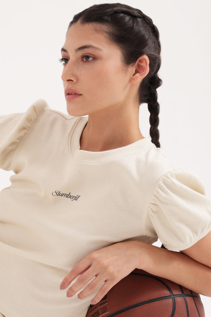 Fosted Glow Waffle Knit Walk & Snooze Set