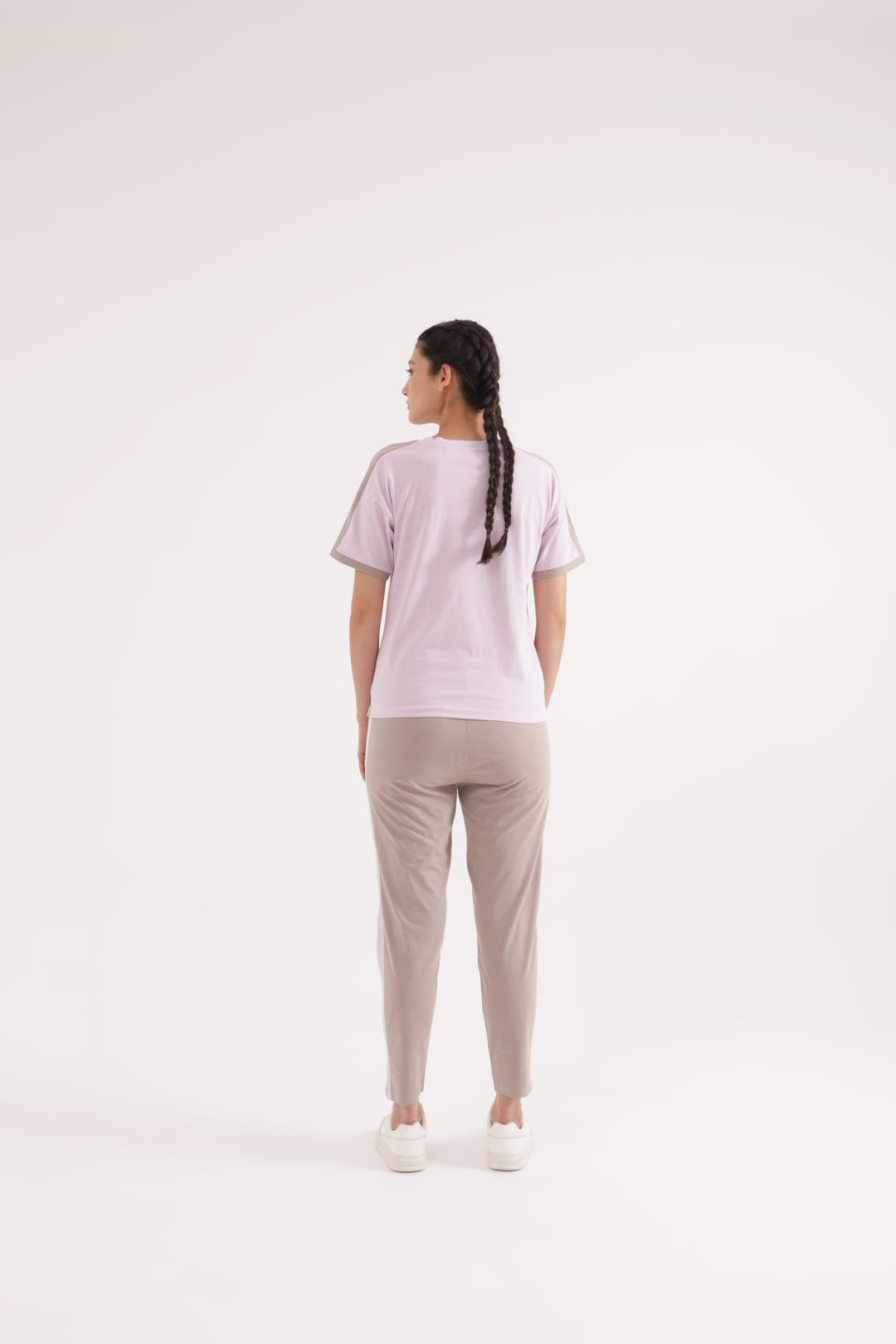 Slumber Jill Active Comfort Lavender Cotton Jersey Coord Set