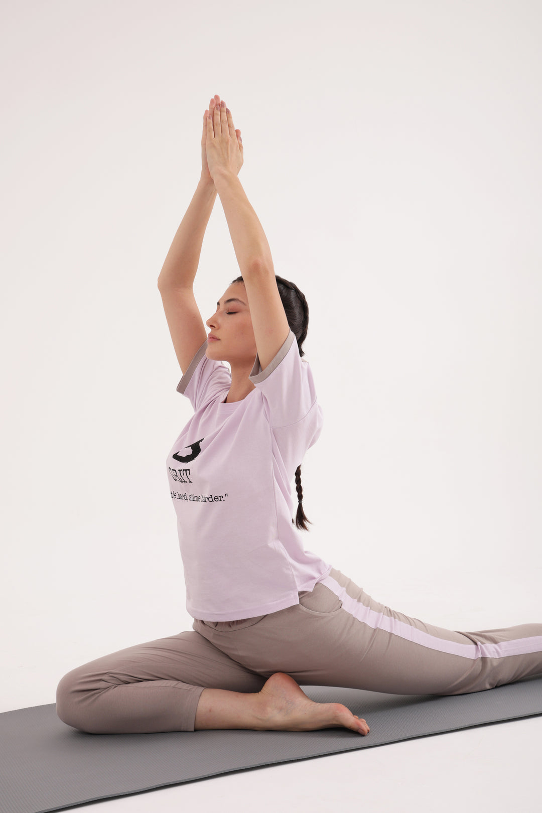 Slumber Jill Active Comfort Lavender Cotton Jersey Coord Set