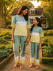 Mom & Me - Lime Lullaby, Slumber Everyday Mom & Kids Cotton Coord Set