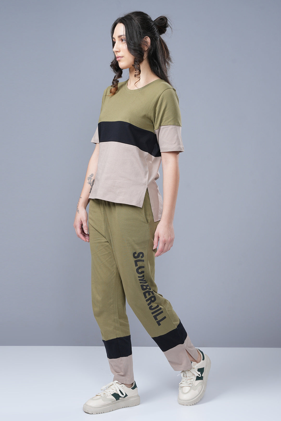 Leisure Luxe Co Ord Set Women Cotton