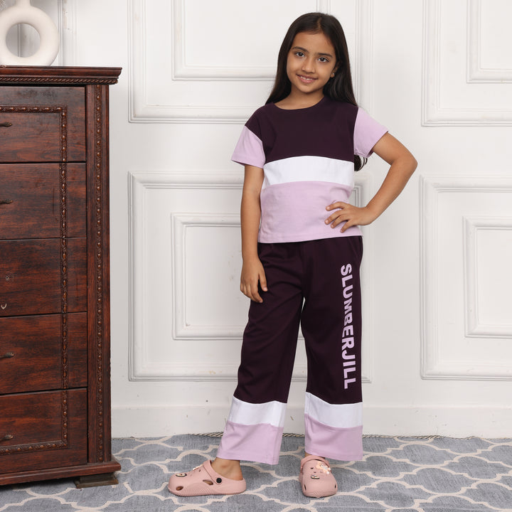MULBERRY MAGIC, SLUMBER EVERYDAY  KIDS COTTON COORD SET