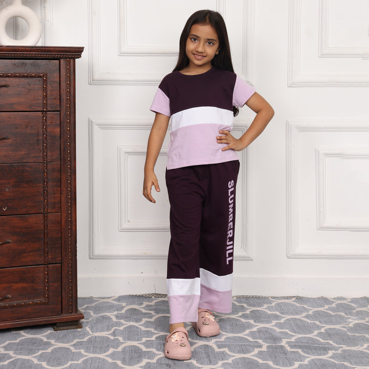 MULBERRY MAGIC, SLUMBER EVERYDAY  KIDS COTTON COORD SET