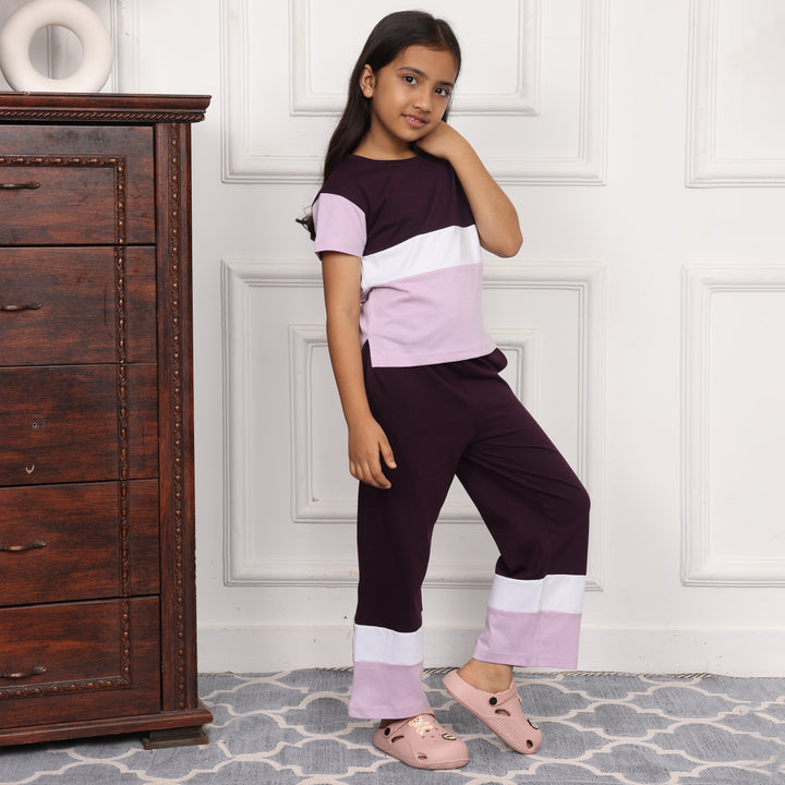 MULBERRY MAGIC, SLUMBER EVERYDAY  KIDS COTTON COORD SET