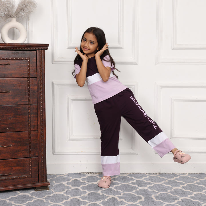 MULBERRY MAGIC, SLUMBER EVERYDAY  KIDS COTTON COORD SET