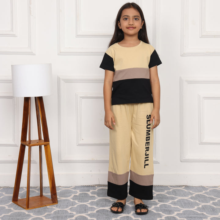 BUMBLEBEE DREAMS,SLUMBER EVERYDAY  KIDS COTTON COORD SET