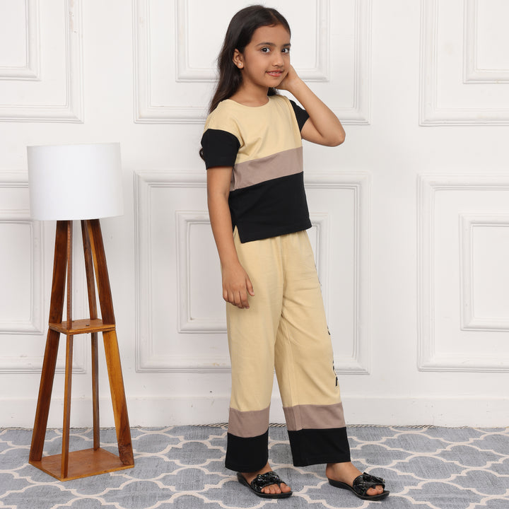 BUMBLEBEE DREAMS,SLUMBER EVERYDAY  KIDS COTTON COORD SET