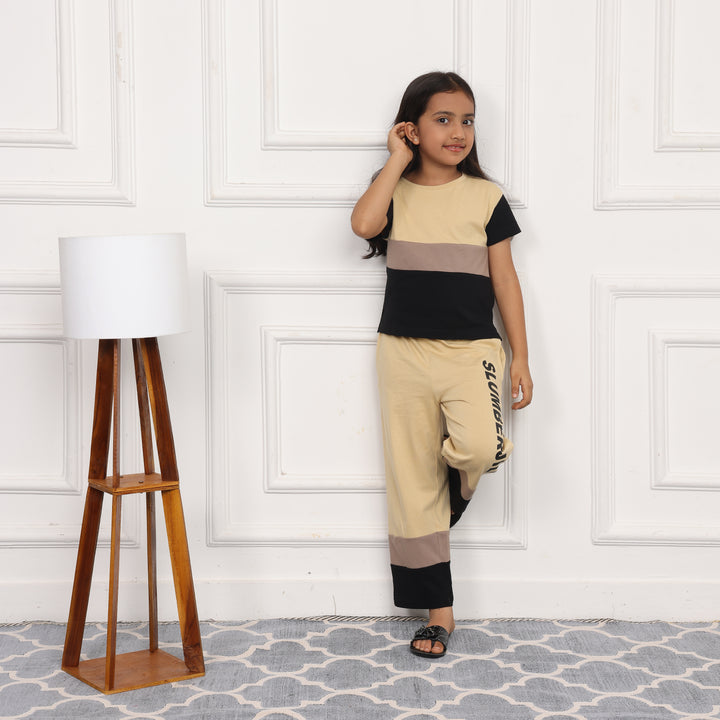 BUMBLEBEE DREAMS,SLUMBER EVERYDAY  KIDS COTTON COORD SET