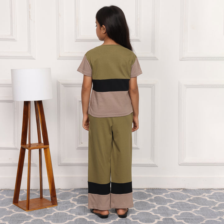 MOSSY MEADOWS, SLUMBER EVERYDAY  KIDS COTTON COORD SET