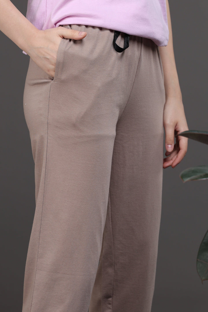 Amber Glow Lounge Cotton Co Ord Set for Women