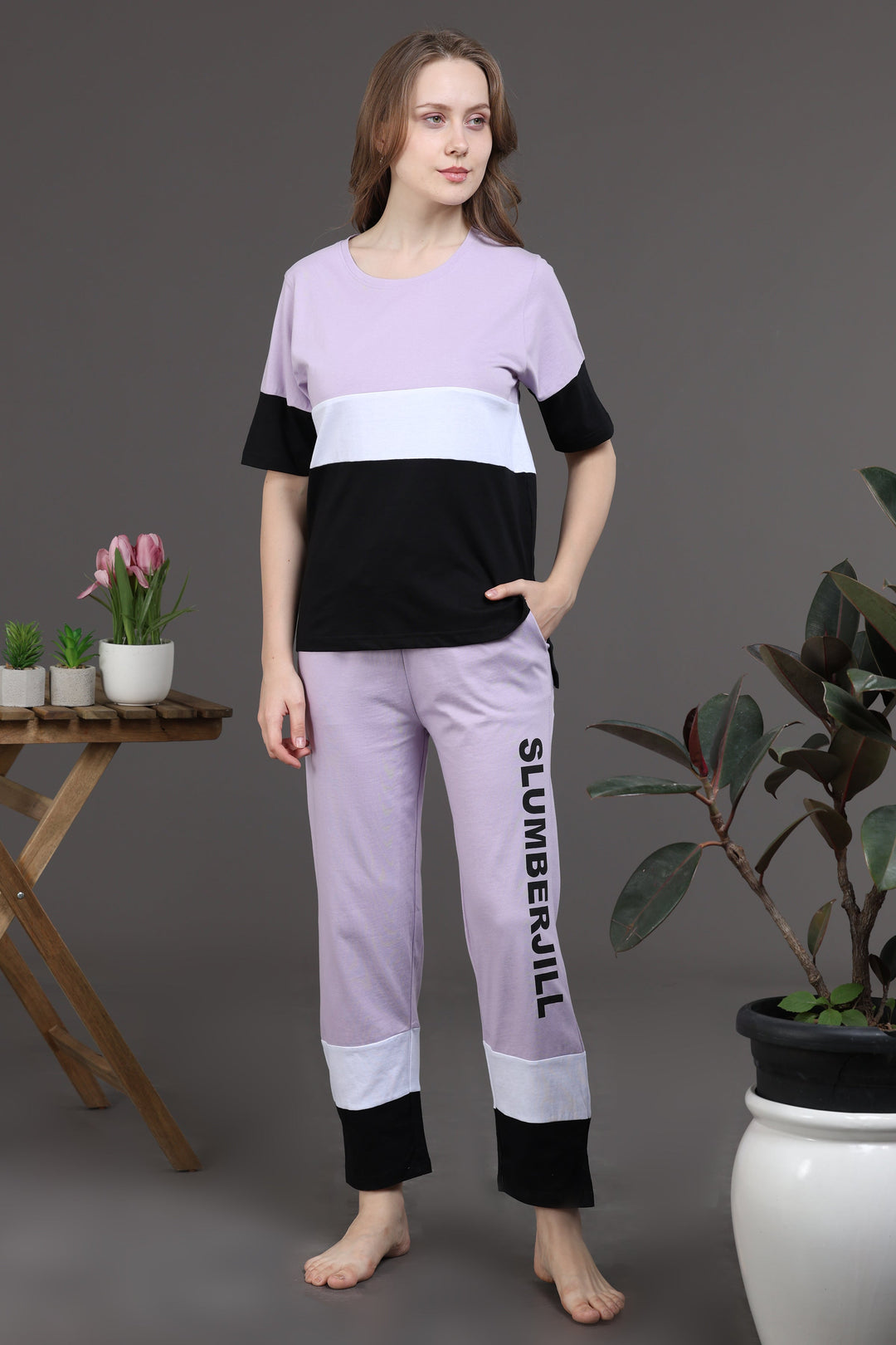 Breeze Lilac Co Ord Set for Women