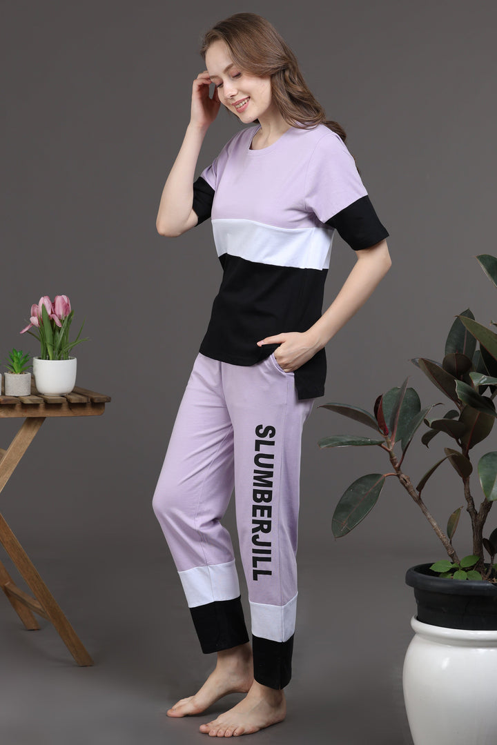 Breeze Lilac Co Ord Set for Women