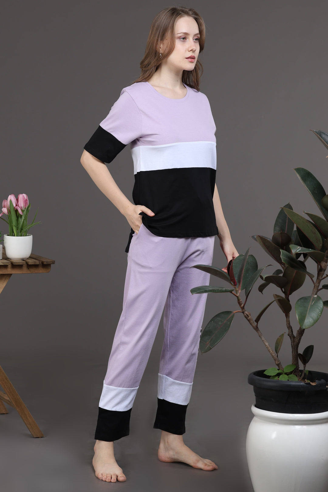 Breeze Lilac Co Ord Set for Women