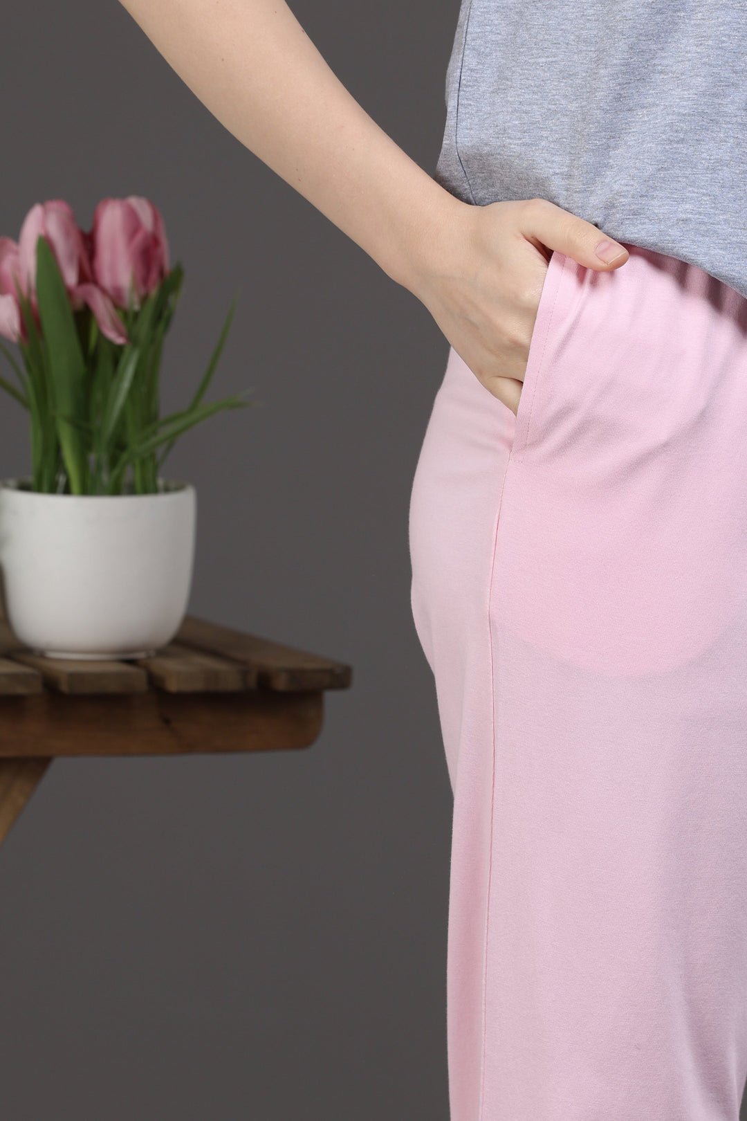 Cotton Blush Pink Co Ords Sets for Women