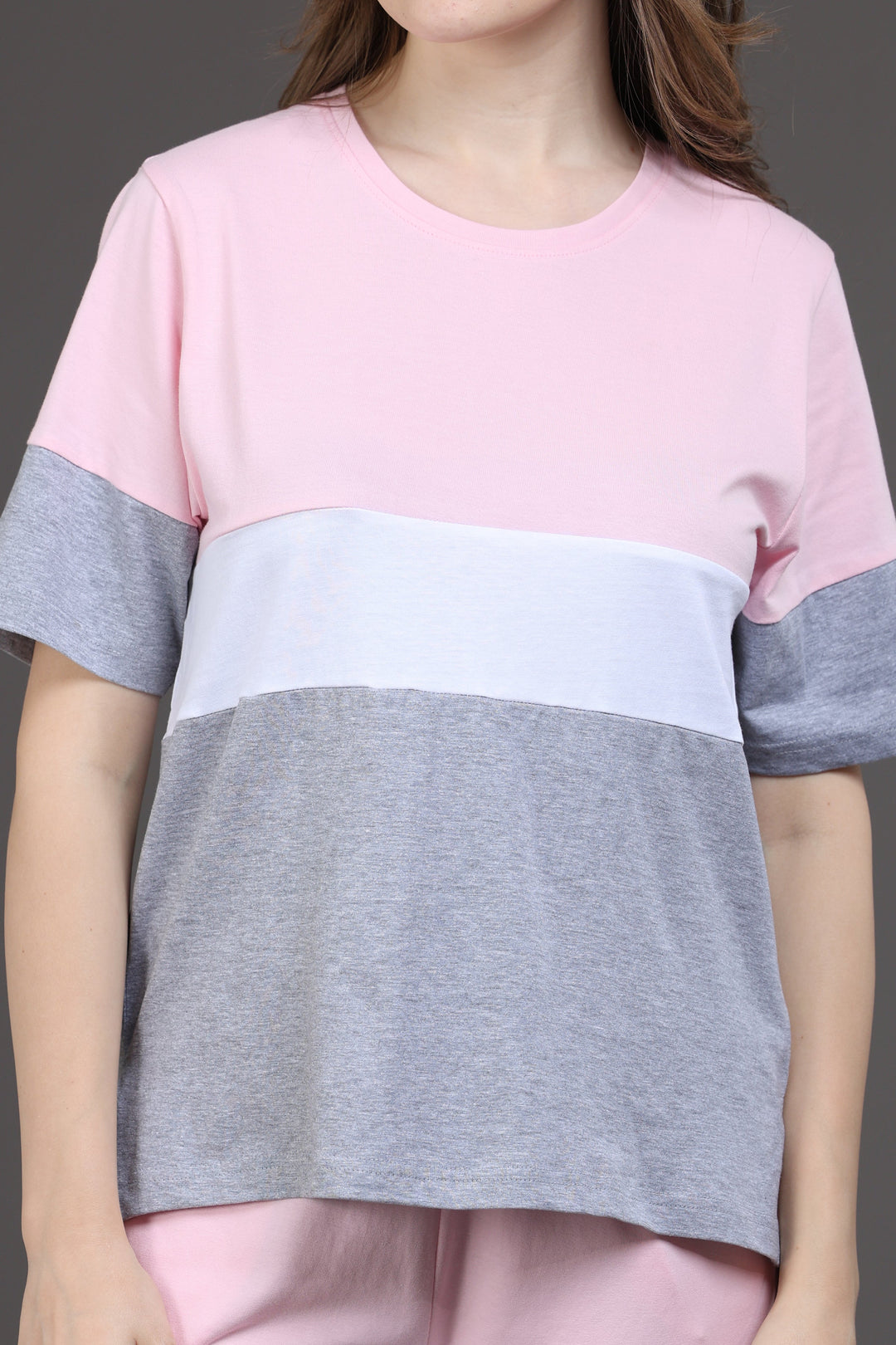 Cotton Blush Pink Co Ords Sets for Women