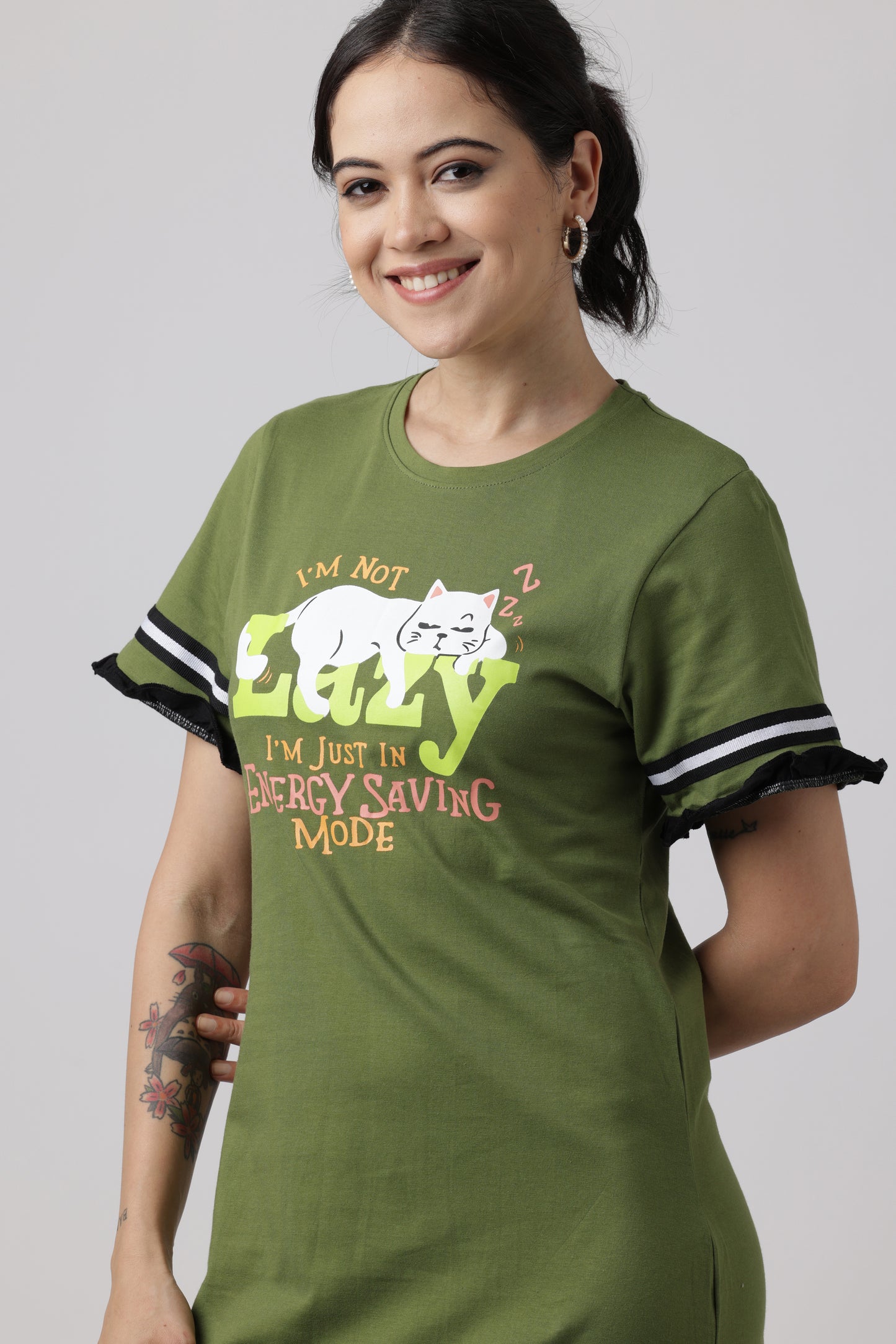 Cedar Green Snooze cotton night dress for women