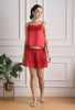 Crimson Envy Cami Top With Short