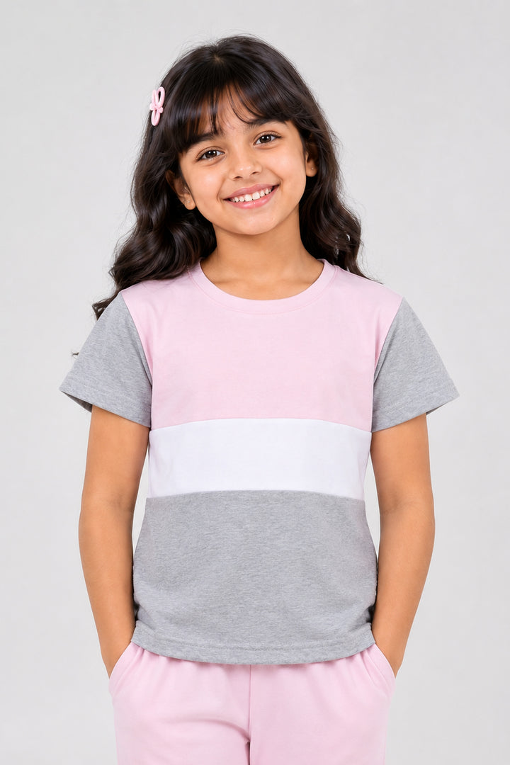 Ballet Blush, Slumber Everyday Kids Cotton Coord Set