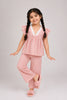 Everyday Elegance Coral Stripe Kids Sleep Set
