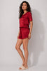 Berry Blush  Half Sleeve Short Set