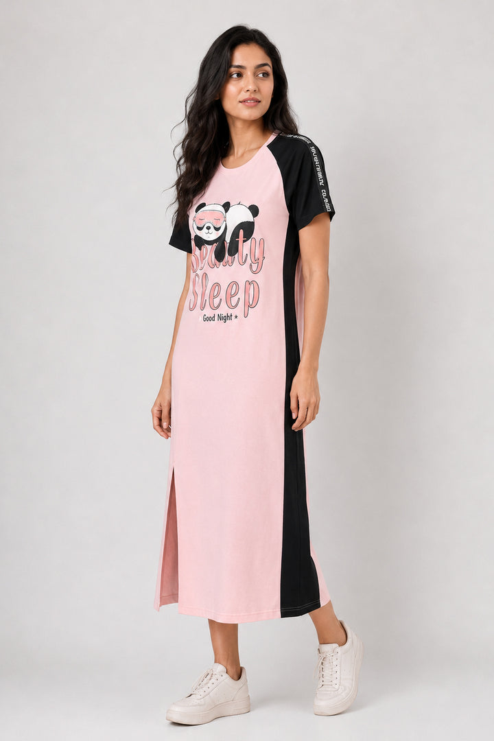 Beauty Sleep  Rose Mid Length Lounge  Dress