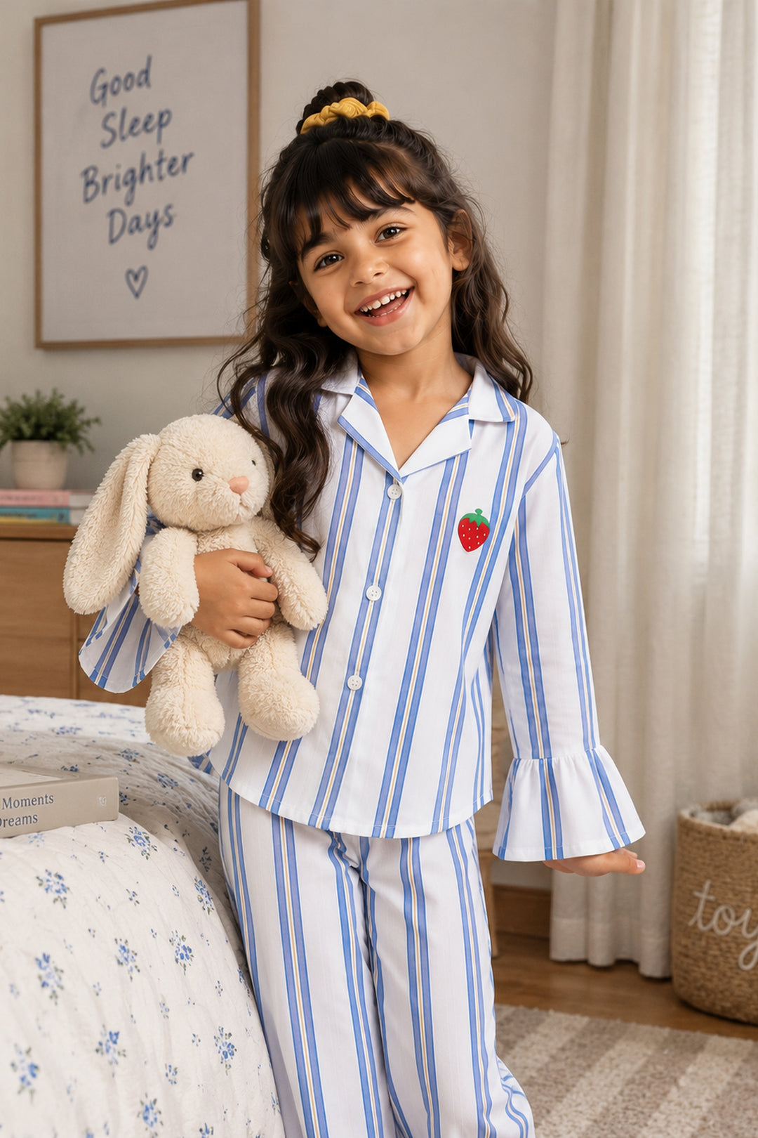 Sunday Stripes Cotton Kids Sleep Set