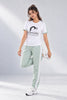 Slumber Jill Active Comfort Pastel Green Cotton Jersey Coord Set