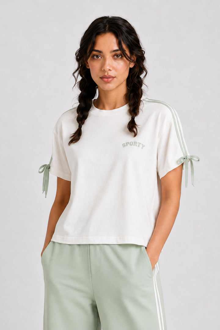 ActiveEase Aqua Tie Up Co-ord