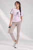 SlumberJill Active Comfort Lavender Cotton Jersey Coord Set