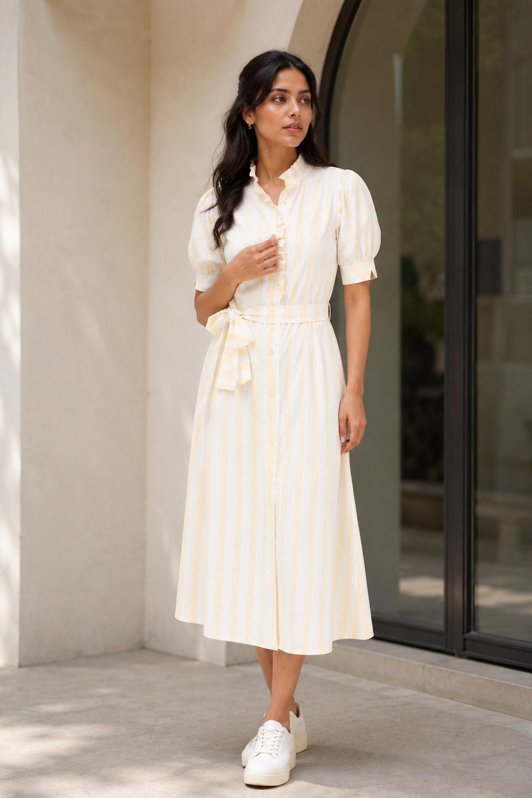 Summer stroll Cotton stripe  Dress