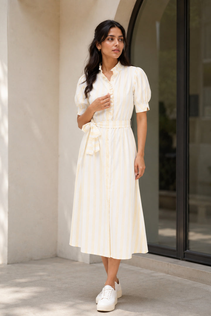 Summer stroll Cotton stripe  Dress