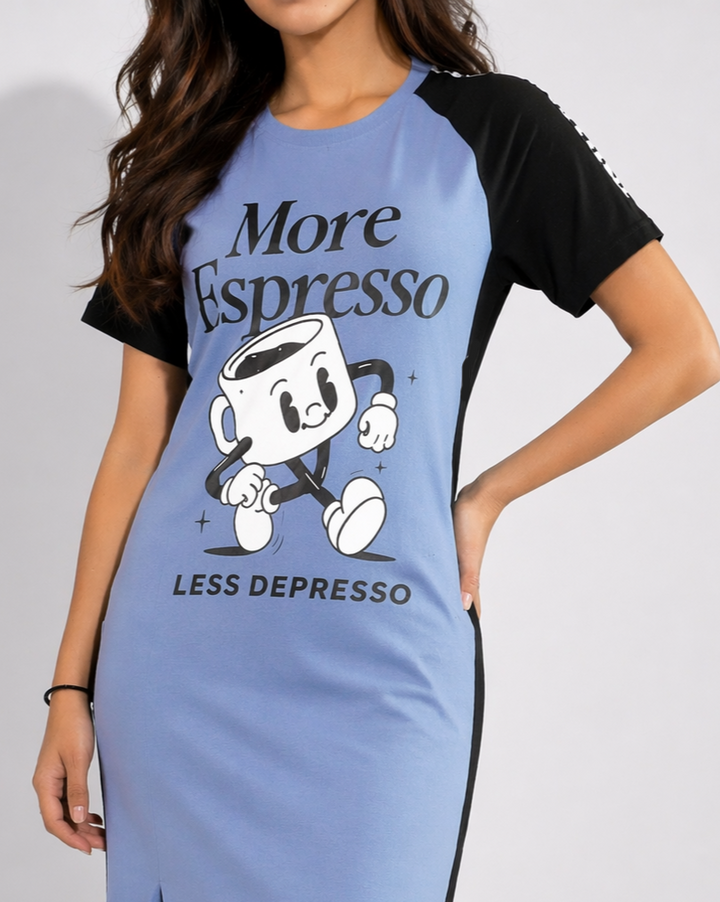 More Expresso Mid Length Lounge Dress
