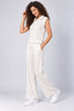 Corelight  Zip Up White Lounge Set