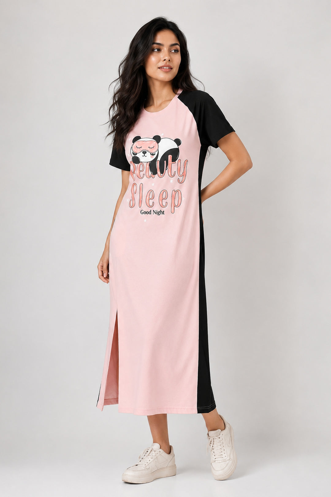 Beauty Sleep  Rose Mid Length Lounge  Dress