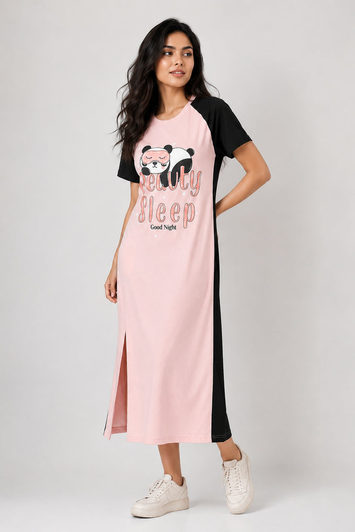 Beauty Sleep  Rose Mid Length Lounge  Dress