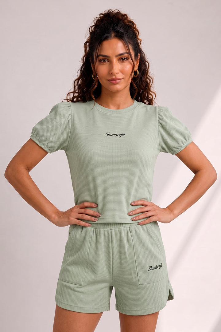 Tender Greens  Waffle Knit Walk & Snooze Set